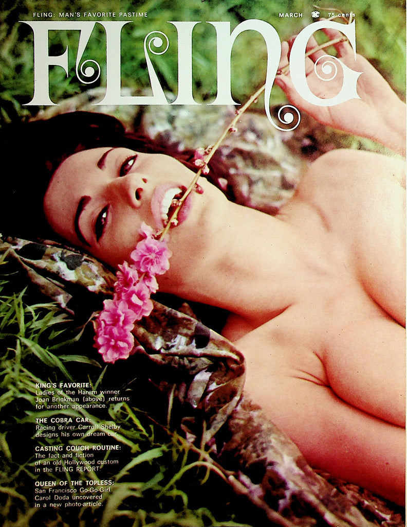 Fling Vintage Magazine  Joan BrinkmN  March 1968   091621lm-dm