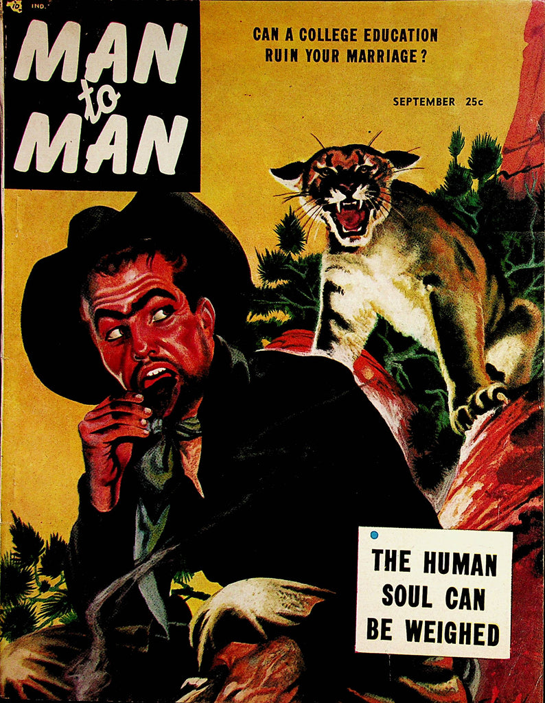 Man To Man Vintage Magazine  The Truth About Vampires  September 1953     022823lm-p2