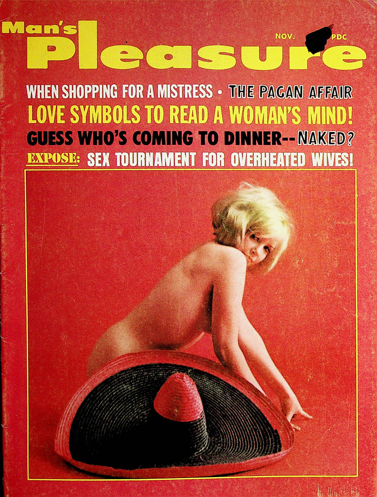 Man's Pleasure Magazine  Busty Centerfold Barbara Halks  November 1969       050422lm-p2