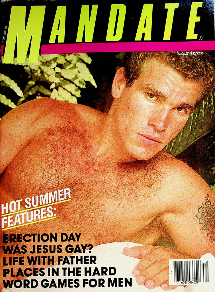 Mandate Gay Magazine   Erection Day  August 1985     080422lm-p2
