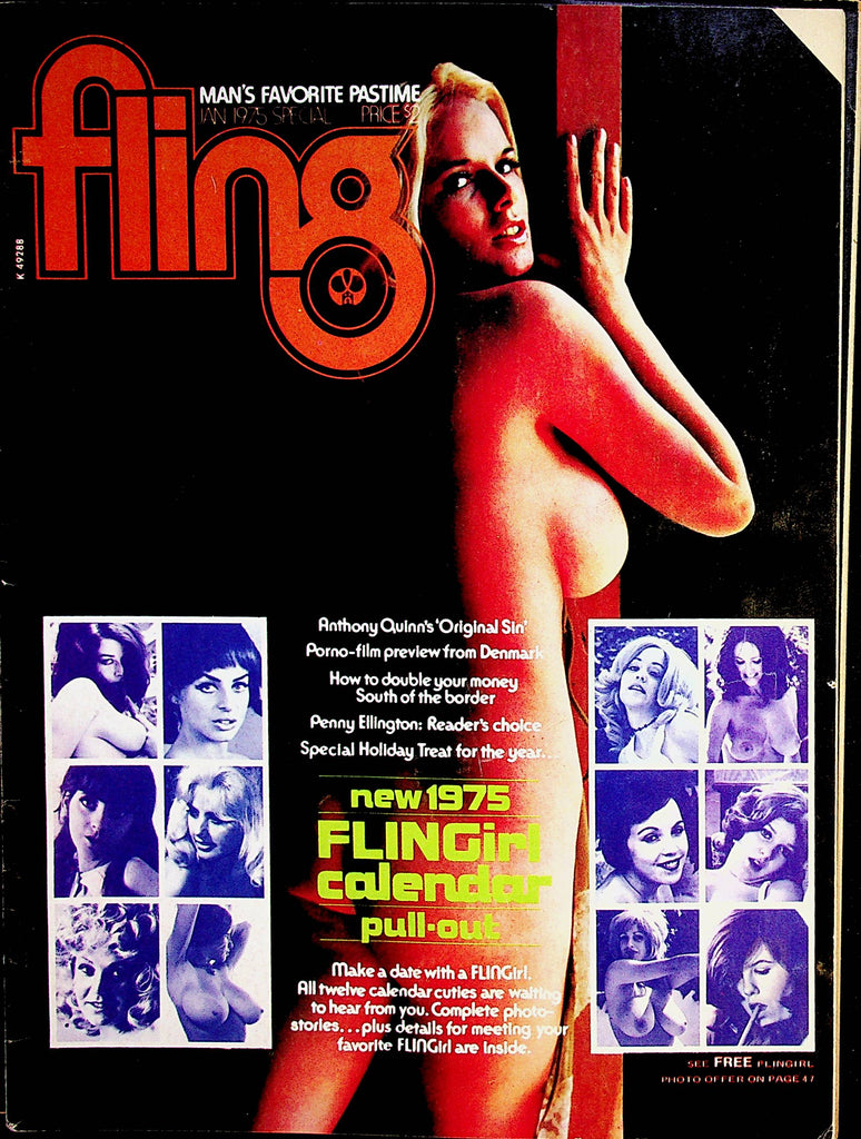 Fling Busty Magazine  Penny Pontoons  January 1975    071522lm-p