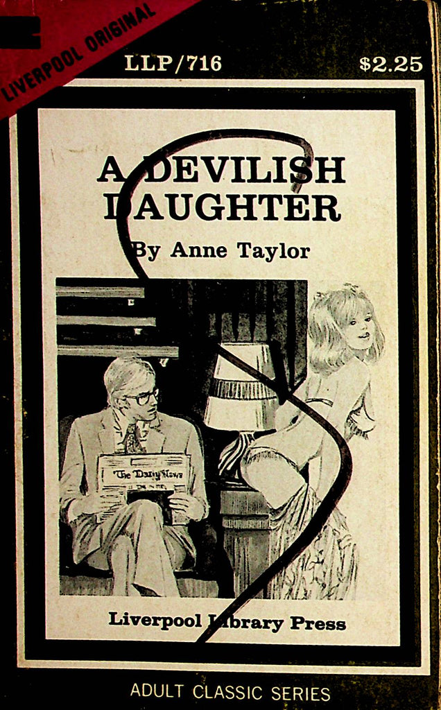 A Devilish Daughter Adult Novel   by Anne Taylor  1977 Liverpool Library   110921lm-dm