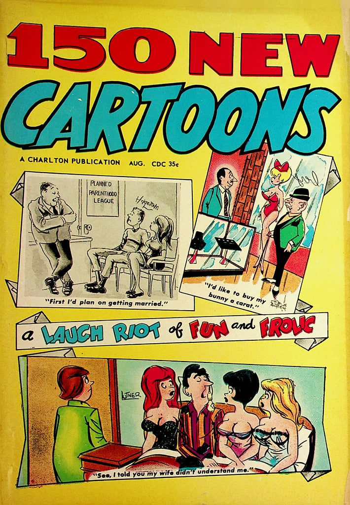 150 New Cartoons Vintage Magazine  Laugh Riot Of Fun And Frolic  #23  August 1968   100421lm-dm