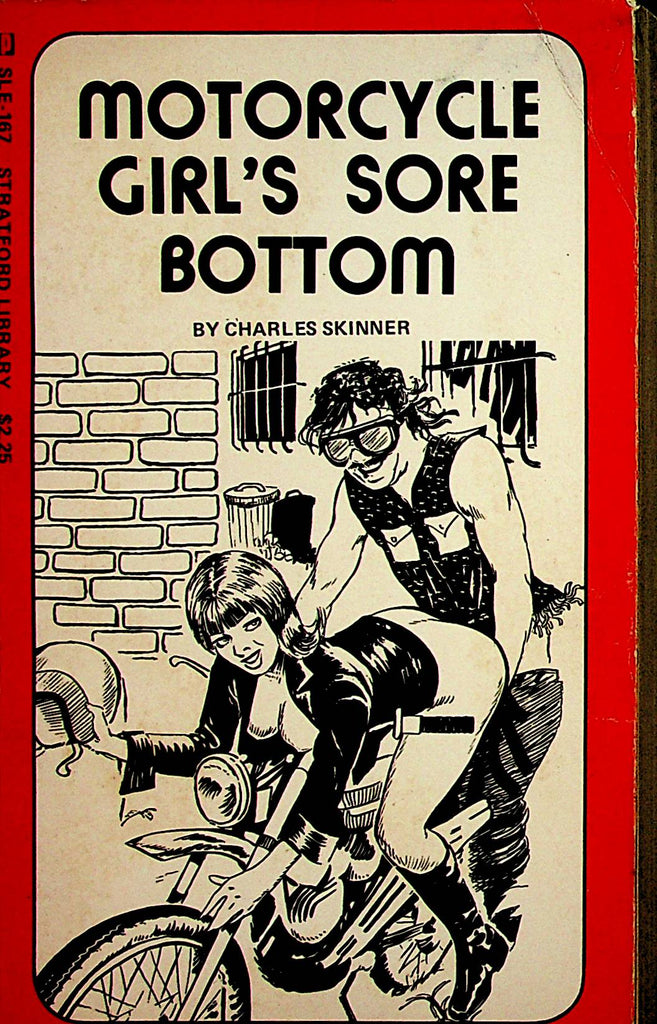 Motorcycle Girl's Sore Bottom Adult Novel by Charles Skinner  1976    022823lm-p2