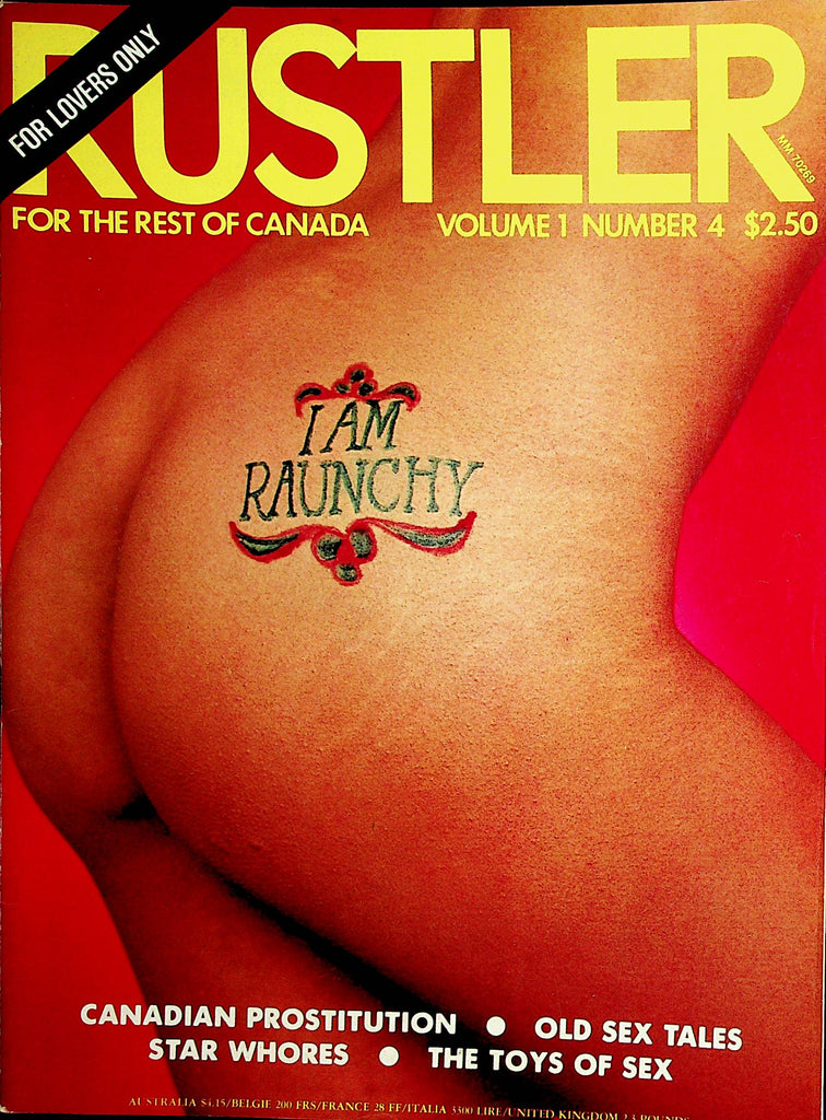 Rustler Magazine   Centerfold Girl Margot / The Toys Of Sex  vol.1 #4  1980's   031022lm-p2