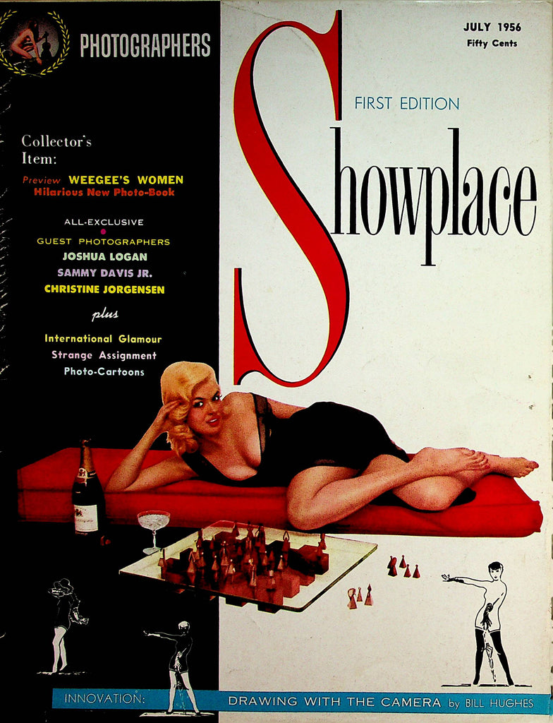 Photographers Showplace Vintage Magazine  Jayne Mansfield / Eve Meyer  July 1956  First Edition   110922lm-p