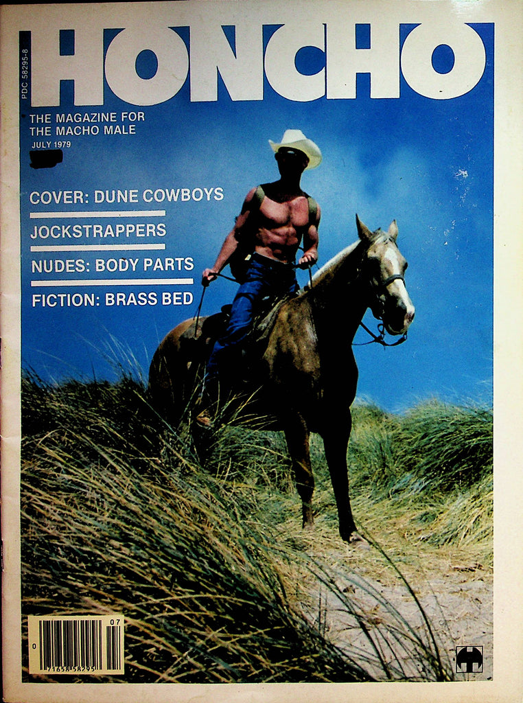 Honcho Gay Magazine  Cover Guy Hal Drake  July 1979   102326AMP-