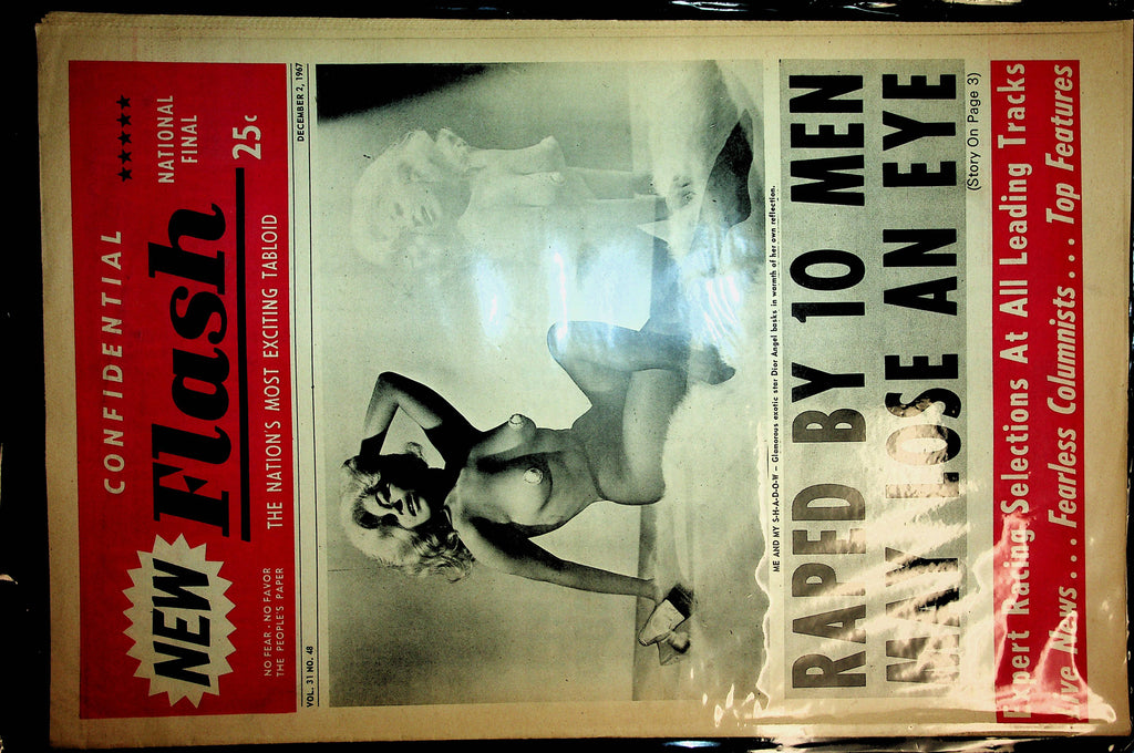 Confidential Flash Newspaper  Cover Girl Dior Angel  December 2, 1967   100720lm-amsh