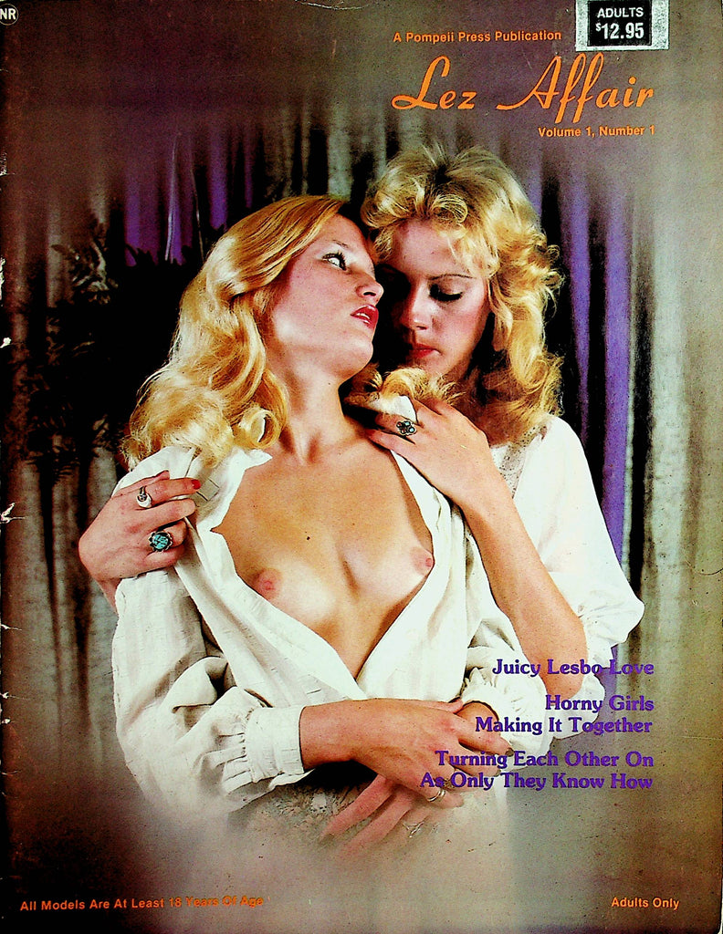 Lez Affair Magazine  Juicy Lesbo Love  vol.1 #1  1970's Pompeii Press   122121lm-dm