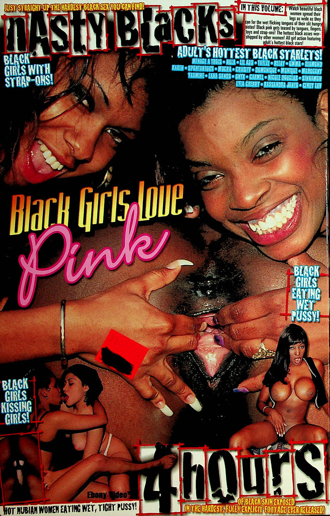 Black Girls Love Pink VHS    Menage A Trois / Lil Ass  XXX  4 hrs     082921lm-dm3