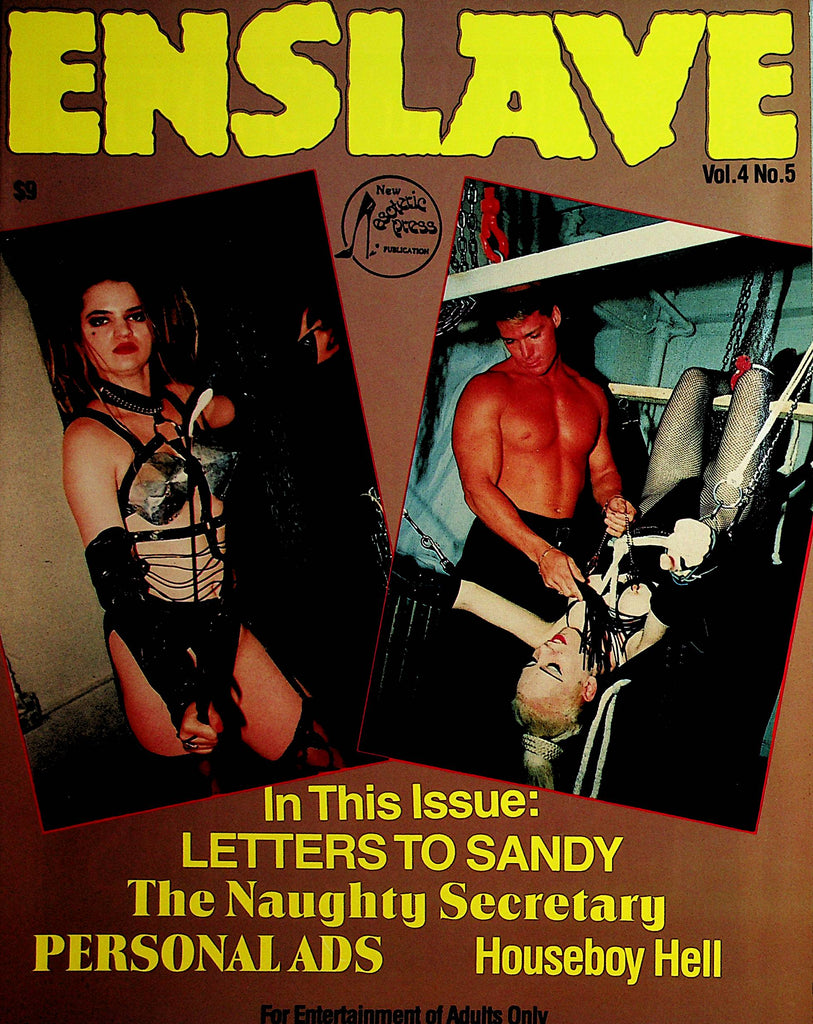 Enslave Fetish Magazine  The Naughty Secretary / Houseboy Hell  vol.4 #5 1993  Esoteric Press     010722lm-dm