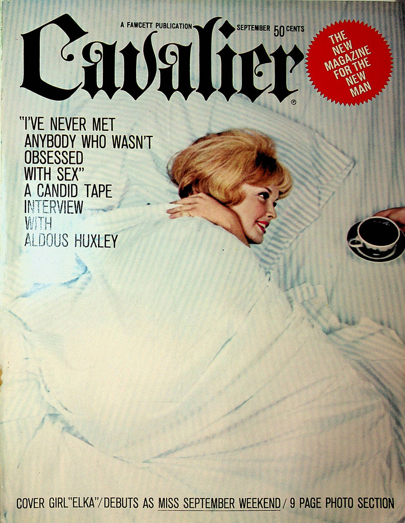 Cavalier Vintage Magazine  Cover Girl Elka  September 1963    101521lm-dm