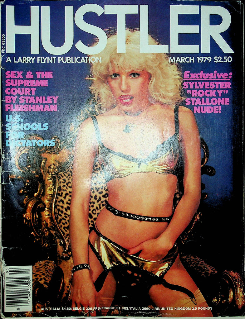 Hustler Magazine Sylvester Stallone Nude & Benny Urquidez March 1979 110222RP