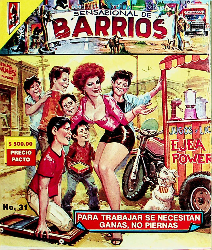 Barrios Spanish Comic Novel  #31  1989  110821lm-dm