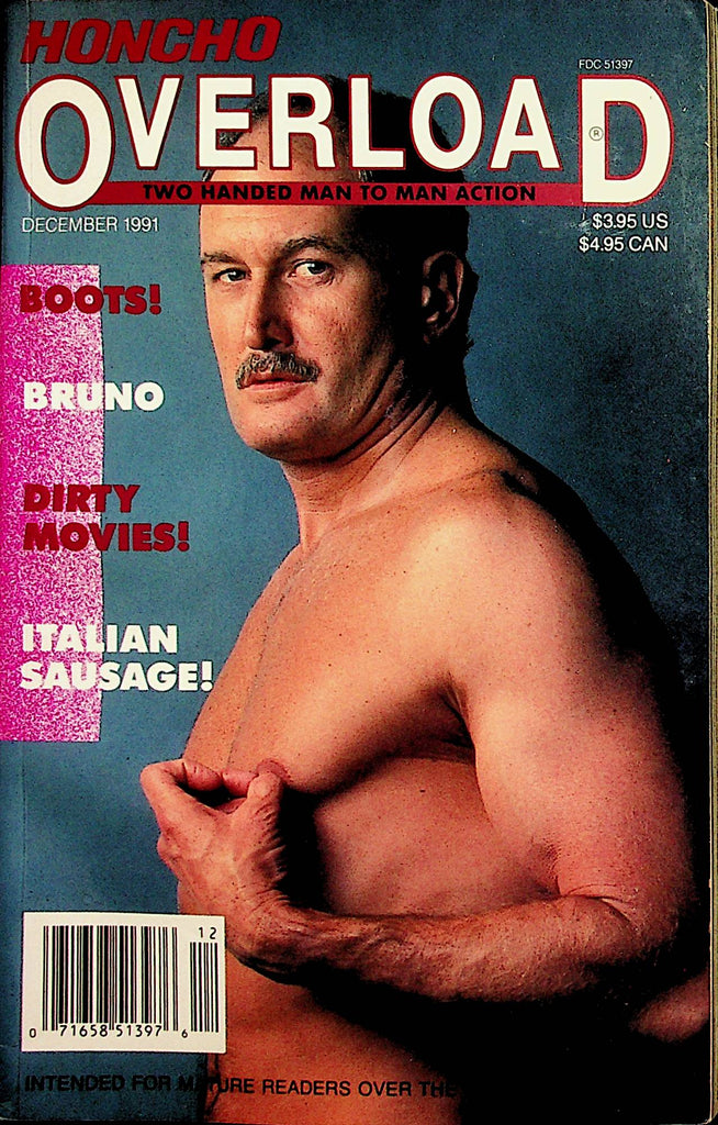 Honcho Overload Gay Digest  Bruno / Italian Sausage!   December 1991       040423lm-p