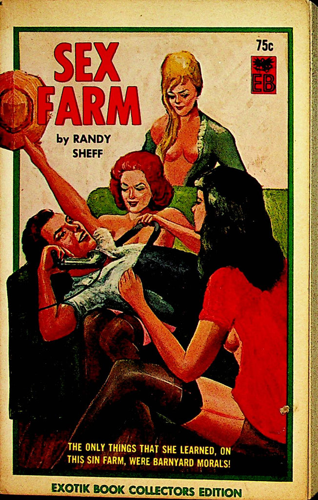 Sex Farm Adult Novel by Randy Sheeff 1965   Exotik Book Collector's Edition  120622lm-p2
