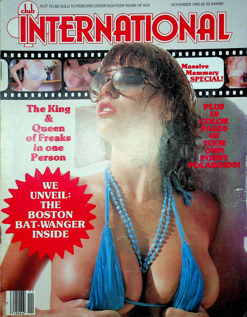 Club International Magazine The Boston Bat-Wanger Mammary Special November 1980 102122RP