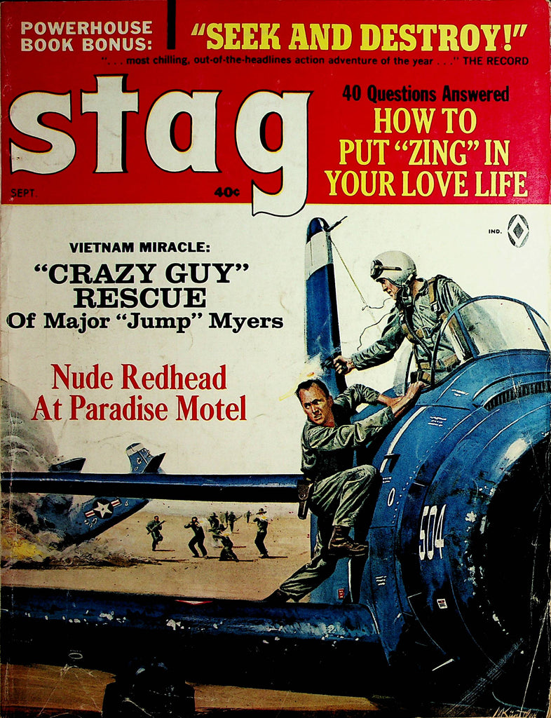 Stag Magazine   Nude Redhead At Paradise Motel  September 1966    120621lm-dm2