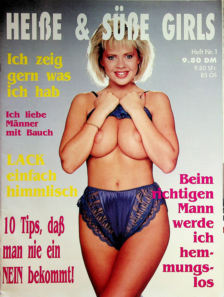 Heibe & Sube Girls German International Busty Magazine  Hyapatia Lee  #1 1990's     080322lm-p