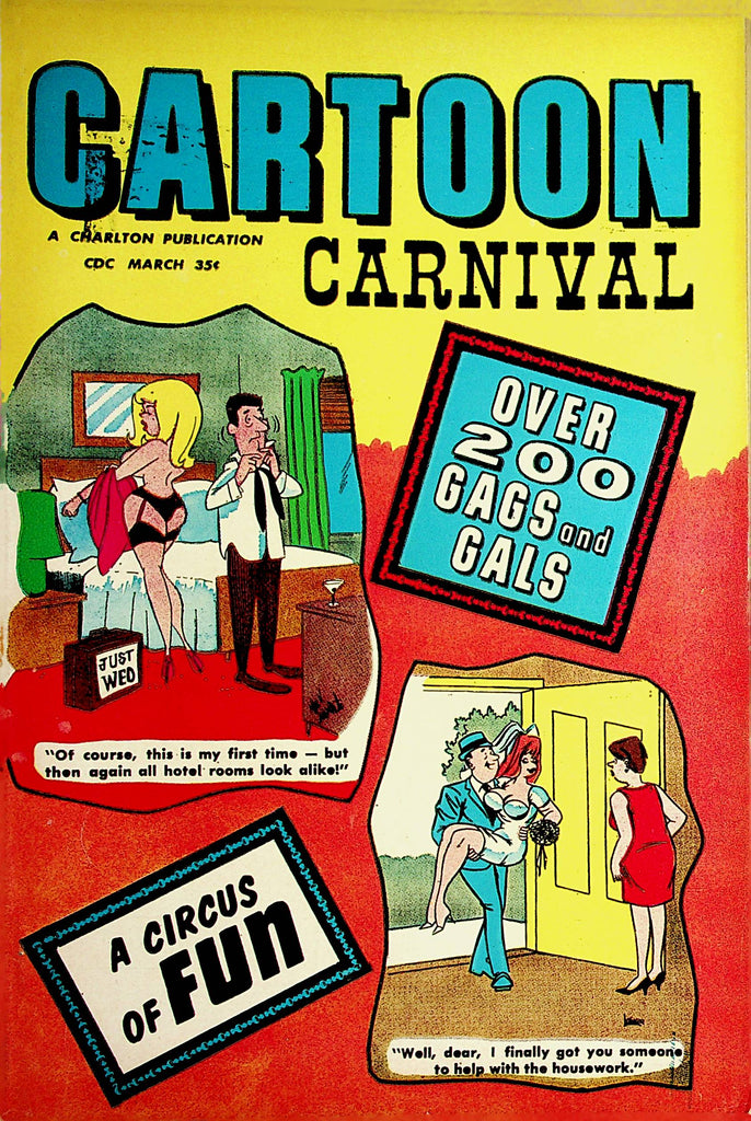 Cartoon Carnival Vintage Magazine  Over 200 Gags and Girls  #32 March 1970   100421lm-dm