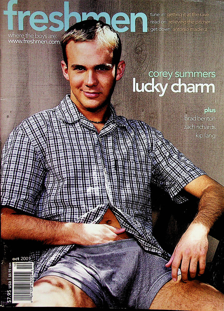 Freshmen Gay Magazine  Cover Guy Corey Summer October 2001    112222lm-p