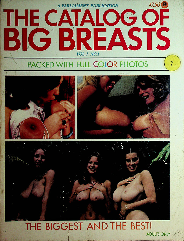 The Catalog Of Big Breasts  Roberta Pedon/ Uschi Digard  #1 1979  Parliament Publication   091721lm-dm