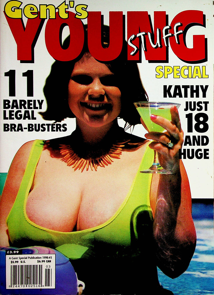 Gent's Young Stuff Magazine  Kathy Just 18 And Huge / Chloe Vevrier  #3 1998   011323lm-p2