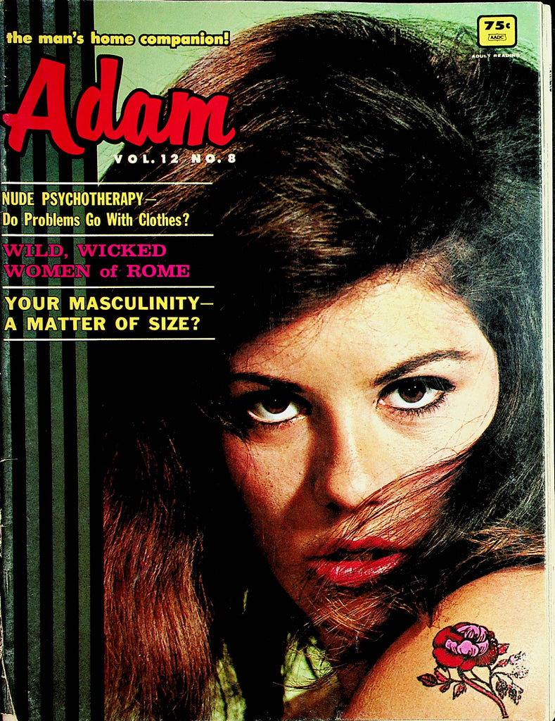 Adam Vintage Magazine  Lane Weldon Centerfold  vol.12 #8 1968   101521lm-dm2