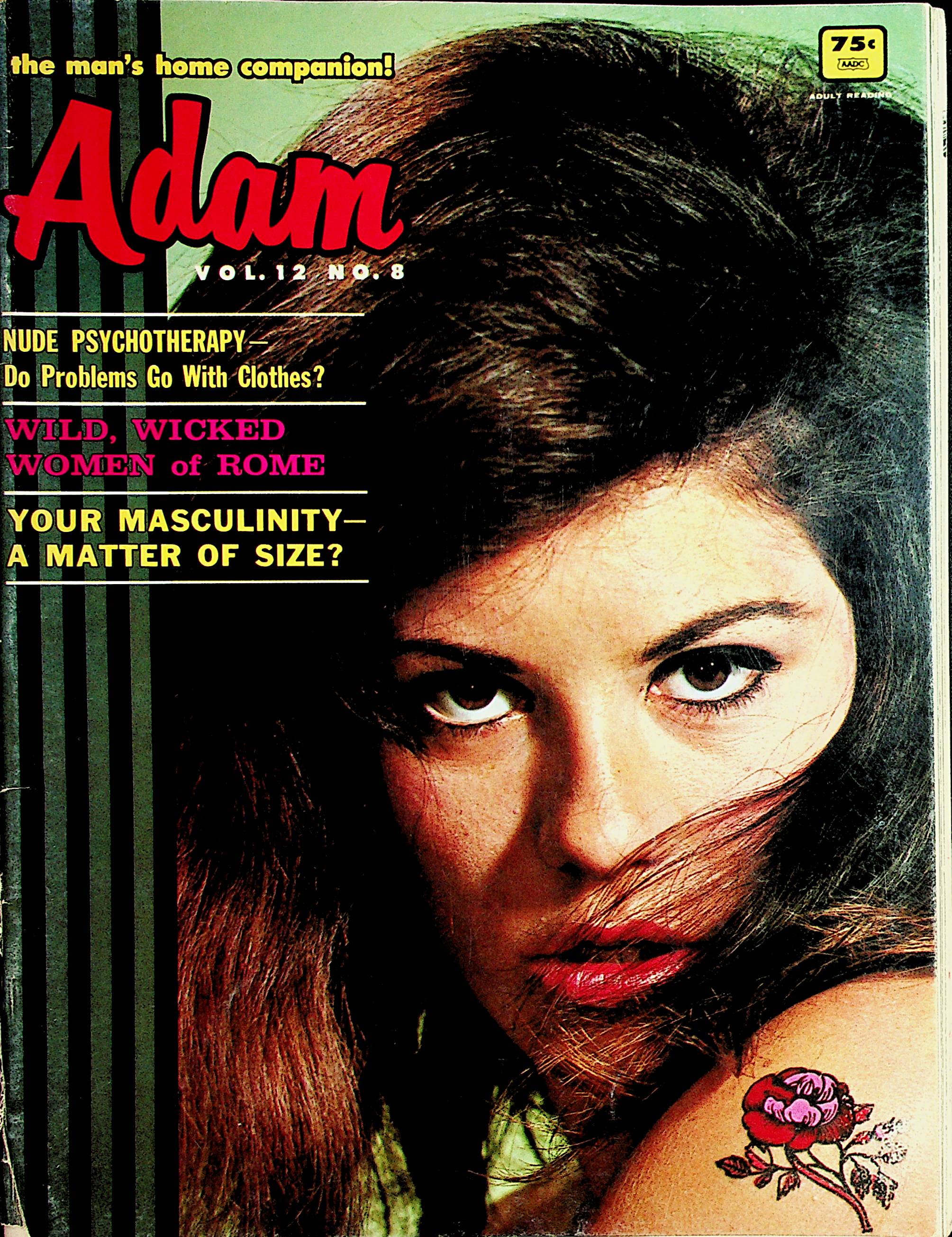 Adam Vintage Magazine Lane Weldon Centerfold vol.12 #8 1968 101521lm-dm2