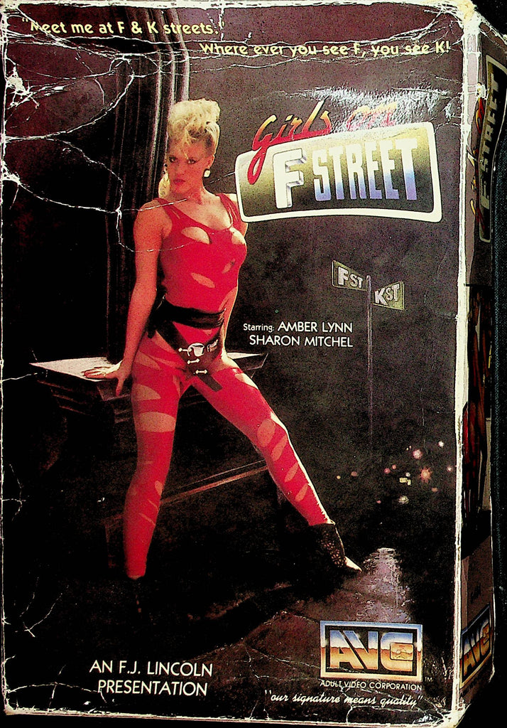 Girls On F Street VHS  Amber Lynn / Sharon Mitchell  XXX  1987   011622lm-dm2