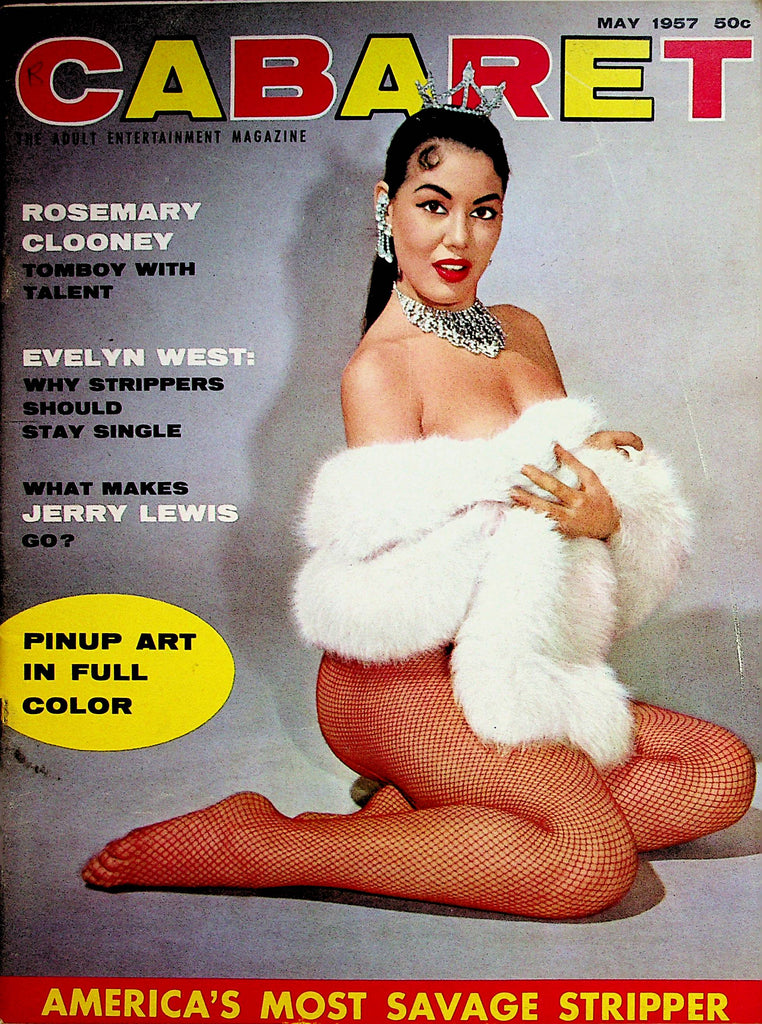 Cabaret Busty Magazine  Centerfold Zsa Zsa Gabor  May 1957   080522lm-p2