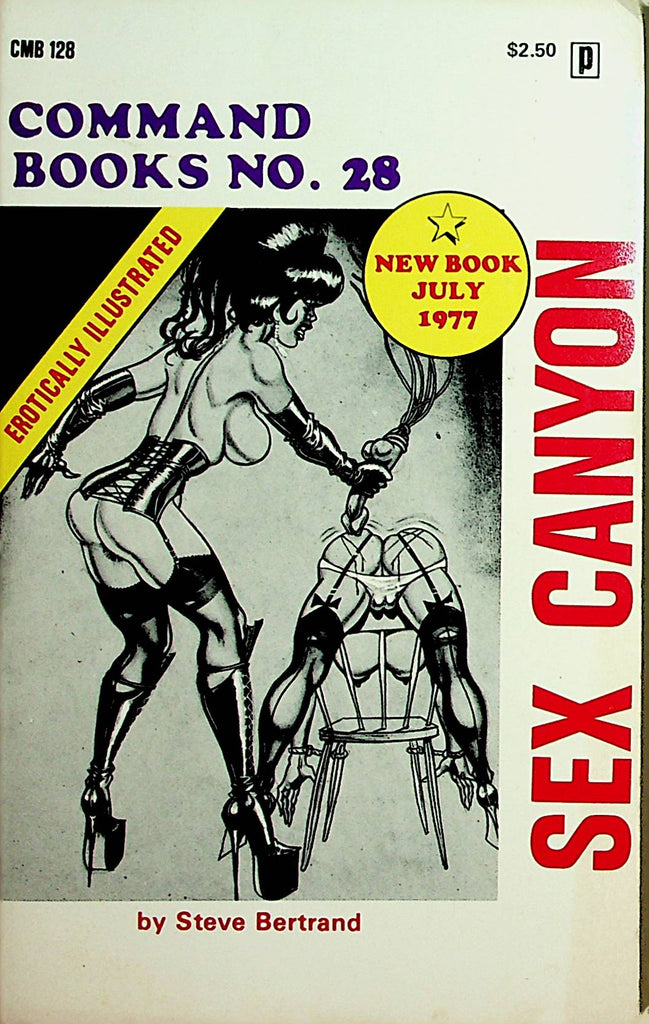 Sex Canyon Fetish Novel by Steve Bertrand 1977 Command Books #28   062621lm-DM2
