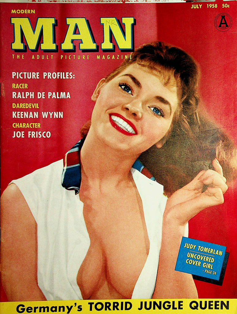 Modern Man Magazine  Uncovered Cover Girl Judy Tomerlan  July 1958  120721lm-dm