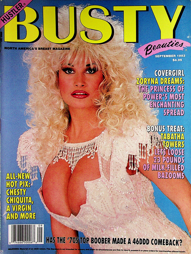 Busty Beauties Magazine  Covergirl Zoryna Dreams / Tabatha Towers  September 1993    111422lm-p2