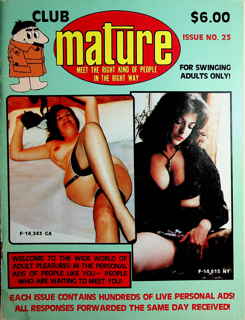 Club Mature Contact Magazine Meet The Right Kind Of People #23  1970's    120321lm-dm