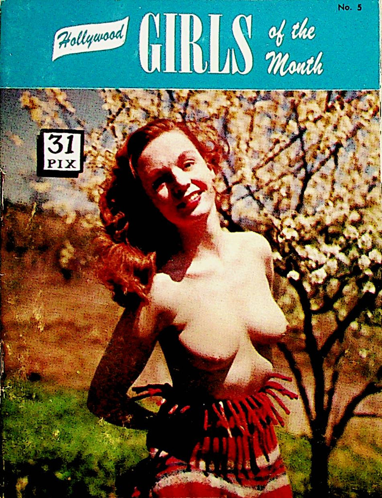 Hollywood Models Of The Month Vintage Digest  #5  1950's  083022lm-p2