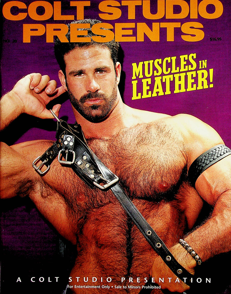 Colt Studio Presents Muscles In Leather Gay Magazine  #20  1999  New/Sealed  Colt Studio    041426lmp
