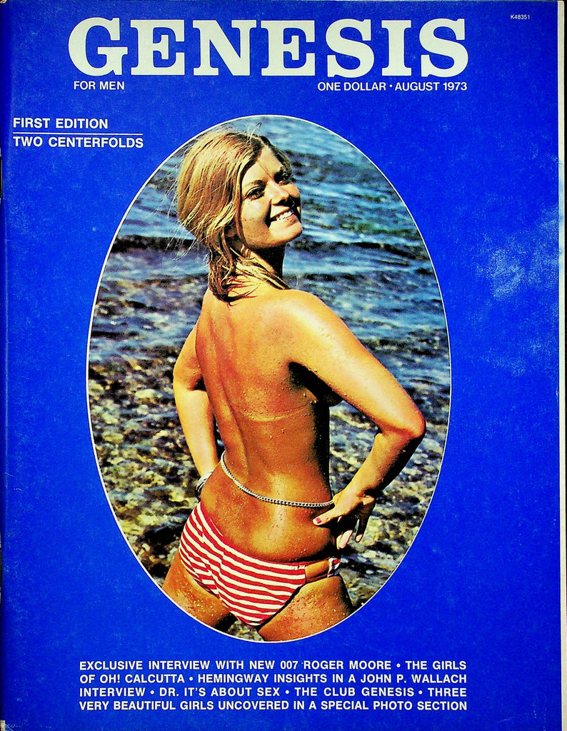 Genesis Magazine 007 Roger Moore & Alex Wasenski August 1973 Vol.1 No.1 W/ Centerfolds  060722RP