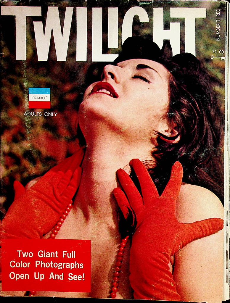 Twilight Magazine  Over-Sized Two Giant Pin-Ups #3  1960's    091722lm-p