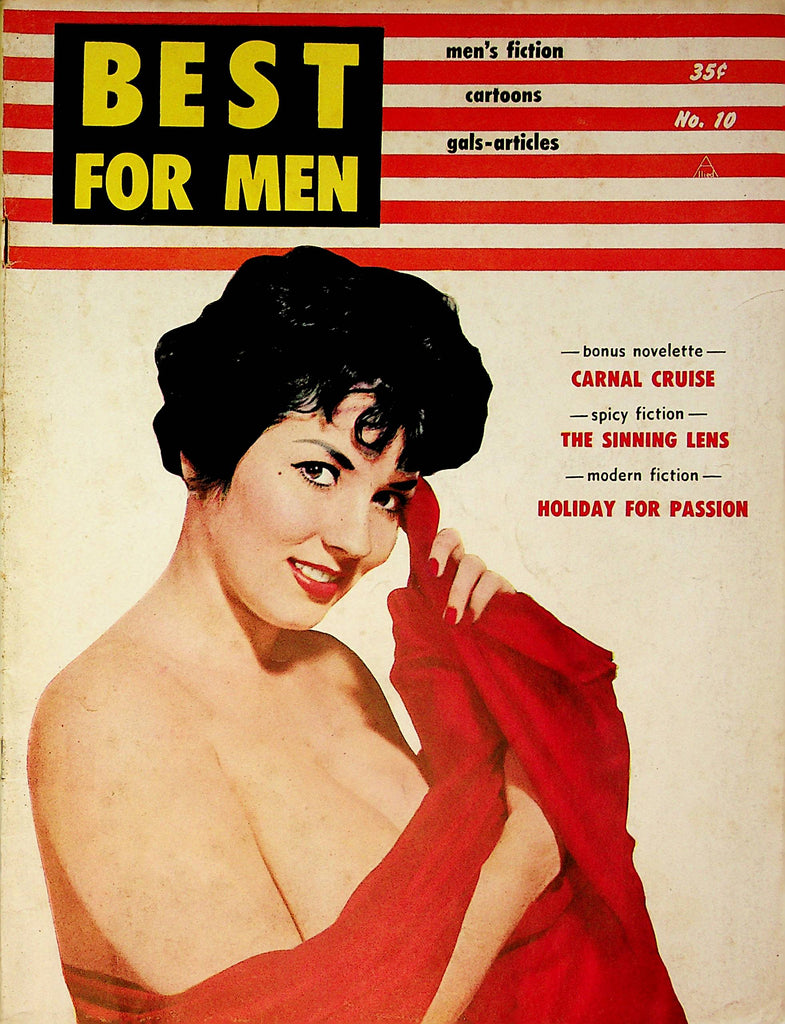 Best For Men Magazine  Centerfold Girl Busty Angie Sellers  #10 1963     082222lm-p