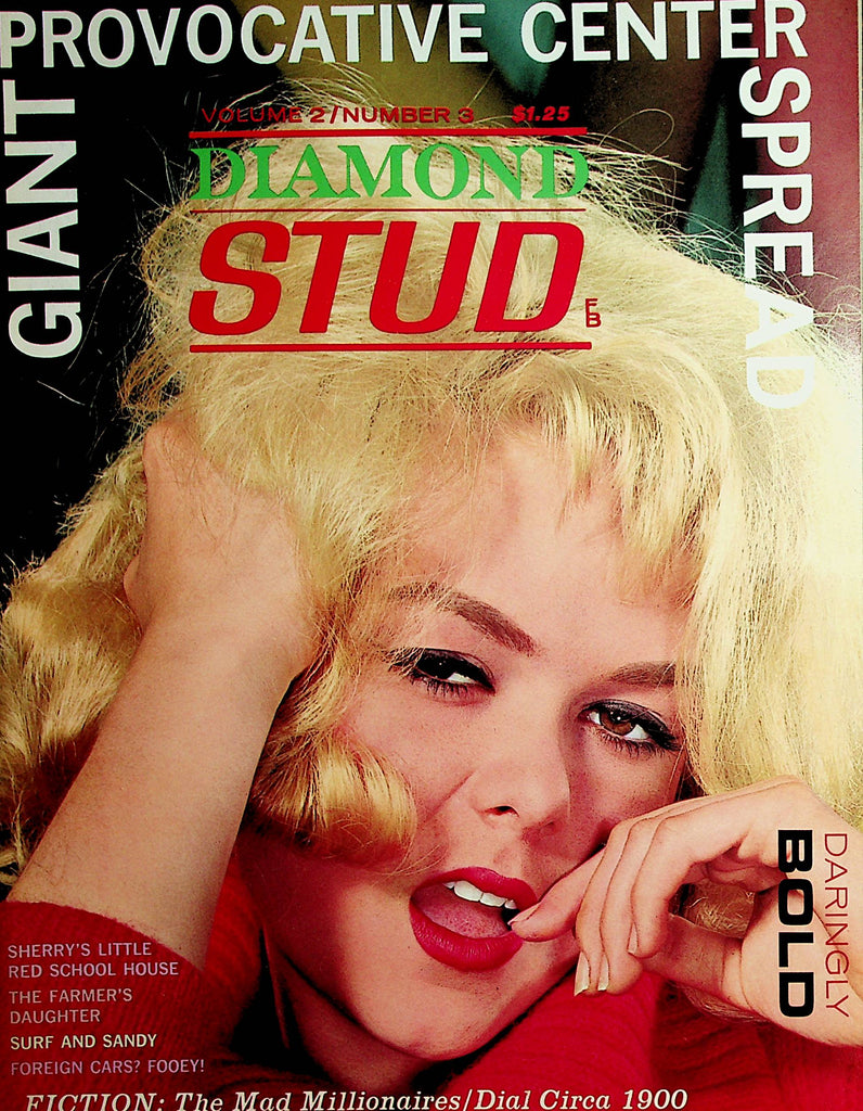 Diamond Stud Magazine  Cover Girl Yvonne Rene / Centerfold Sarah Mae  vol.7 #2 1962  082421lm-dm