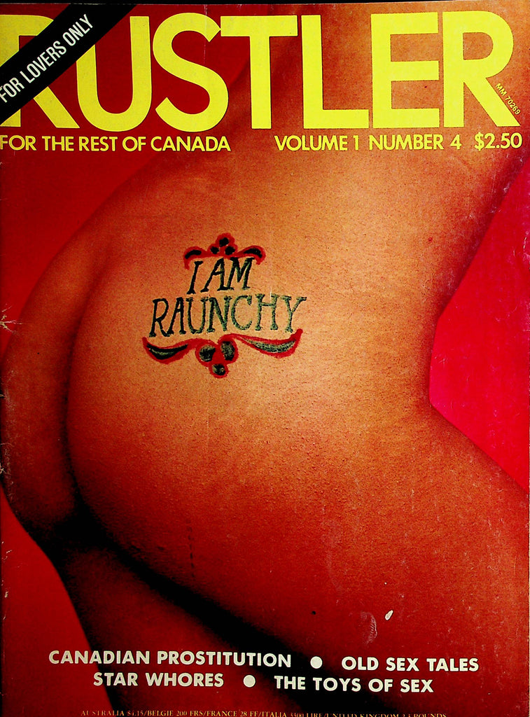 Rustler Magazine   Centerfold Girl Margot / The Toys Of Sex  vol.1 #4  1980's   031022lm-p2