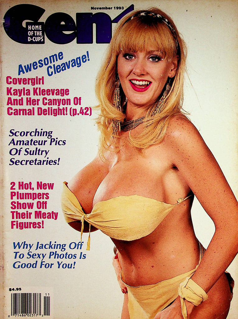 Gent Busty Magazine  Covergirl Kayla Kleevage   November 1993      081422lm-p