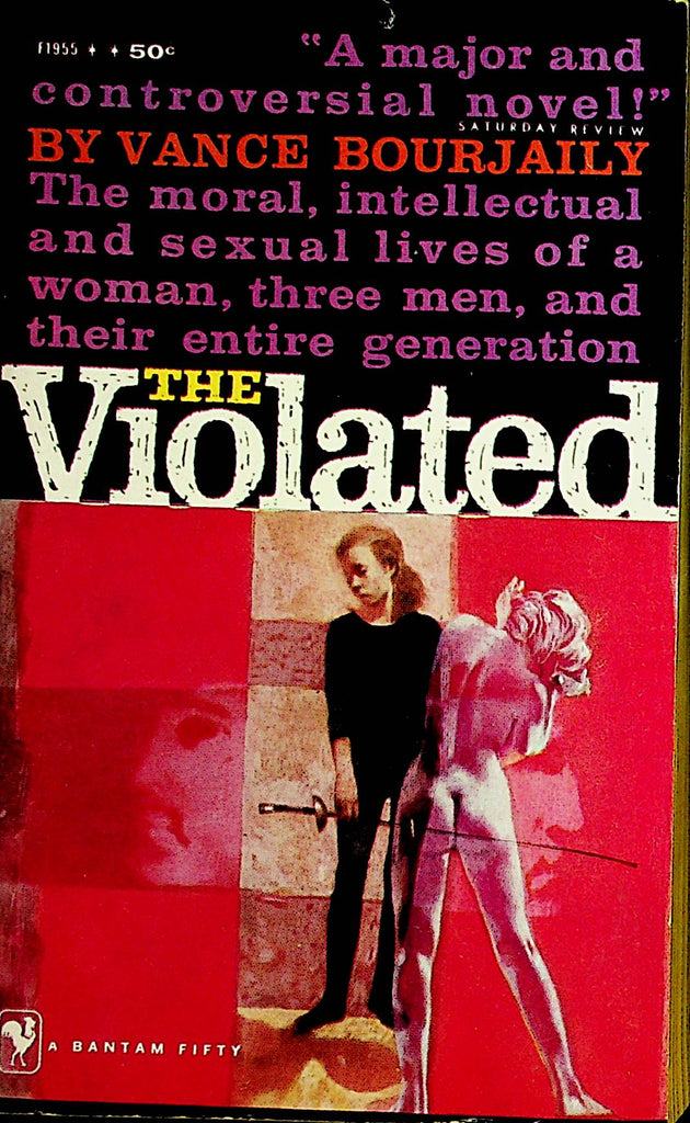 The Violated Novel by Vance Bourjaily  1959 Bantam Books   110221lm-dmr