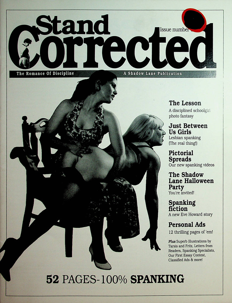 Stand Corrected Spanking Magazine  Just Between Us Girls, Lesbian Spanking  #10 1991    080122lm-p