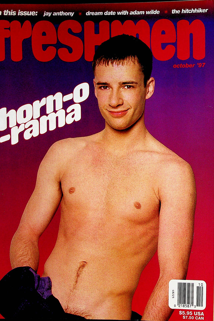 Freshmen Gay Magazine  Horn-O-Rama - Cover Guy Jay Anthony  October 1997     112122lm-p