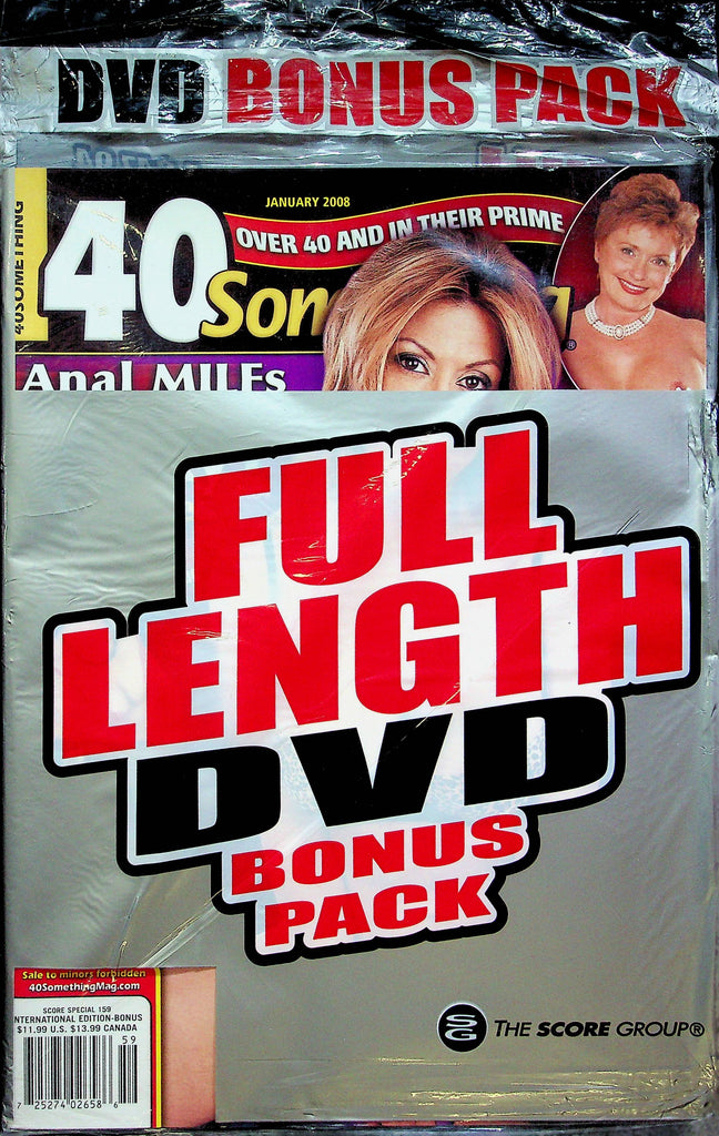 40 Something Magazine Anal Milfs January 2008 W/DVD 102622RP
