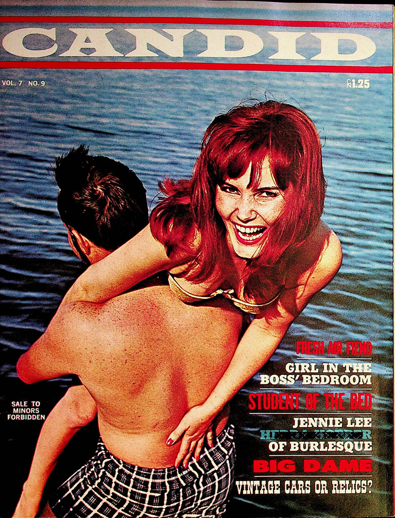 Candid Busty Magazine  Jennie Lee Of Burlesque/ Student Of The Bed  vol.7 #9  1965     062222lm-p