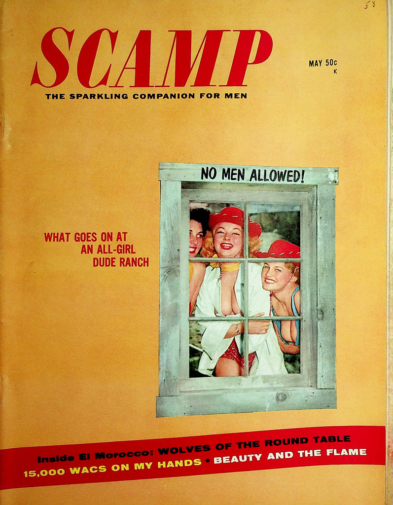 Scamp Vintage Magazine   What Goes On At An All-Girl Dude Ranch  May 1958        120621lm-dm2