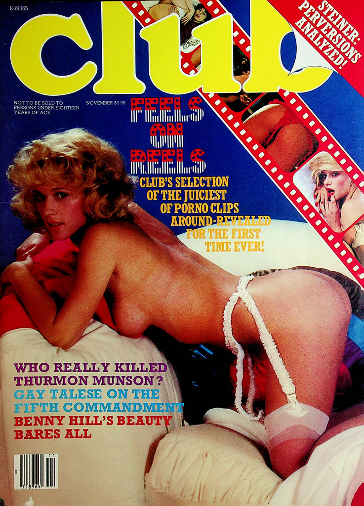 Club Magazine  Feels On Reels Porno Clips/ Benny Hill's Beauty Bares All  November 1980   Paul Raymond   022822lm-p